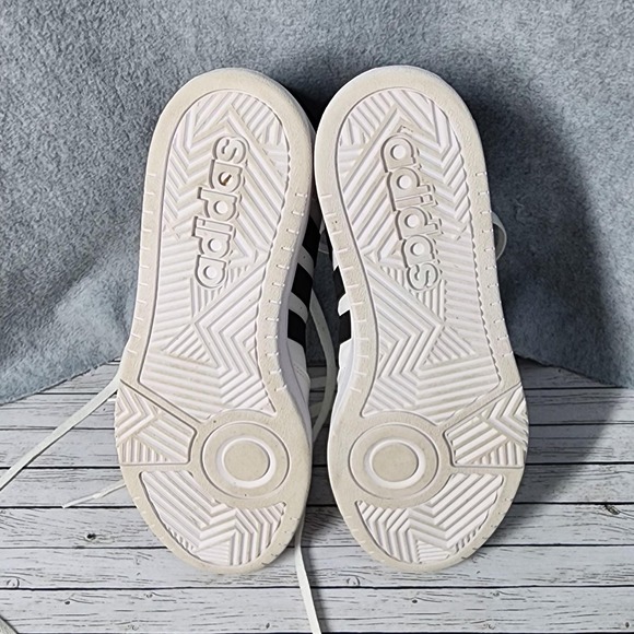 Adidas Hoops 3.0 Mid Shoes Mens Size 11‎ White Black Basketball Classic Sneakers main image 8